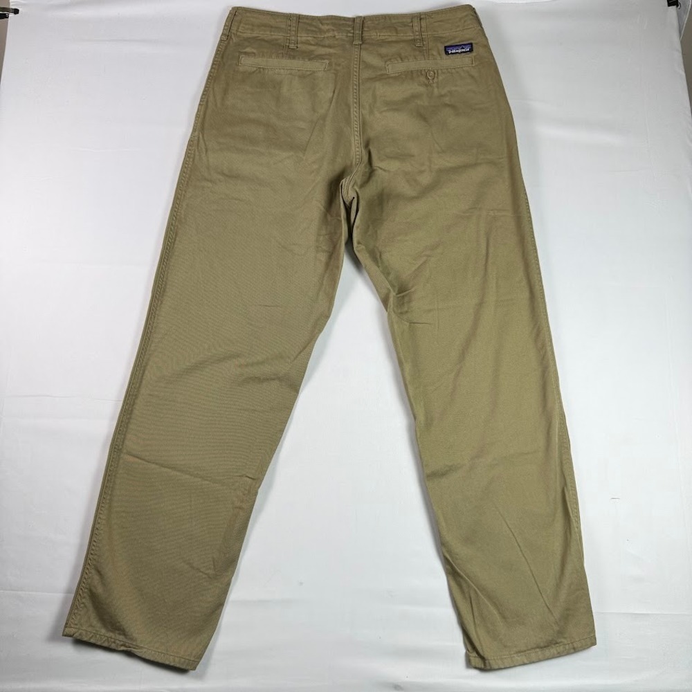 Patagonia Mens Organic Cotton Twill Chino Pants Khaki Tan Size 36 Outdoor Casual - Picture 2 of 8
